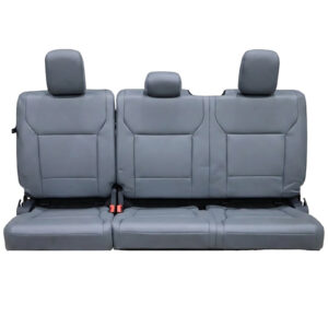 23-25 Ford SUPER DUTY Extended Cab REAR Bench Seat Grey VINYL Replacement OEM